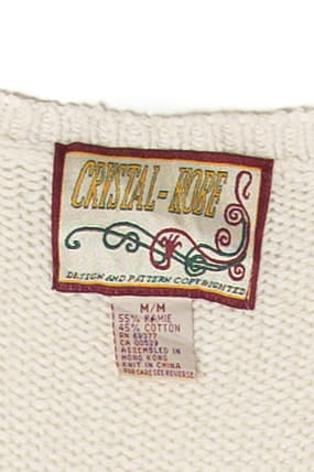 Vintage Crystal Kore Autumn Harvest Vest (1990s)