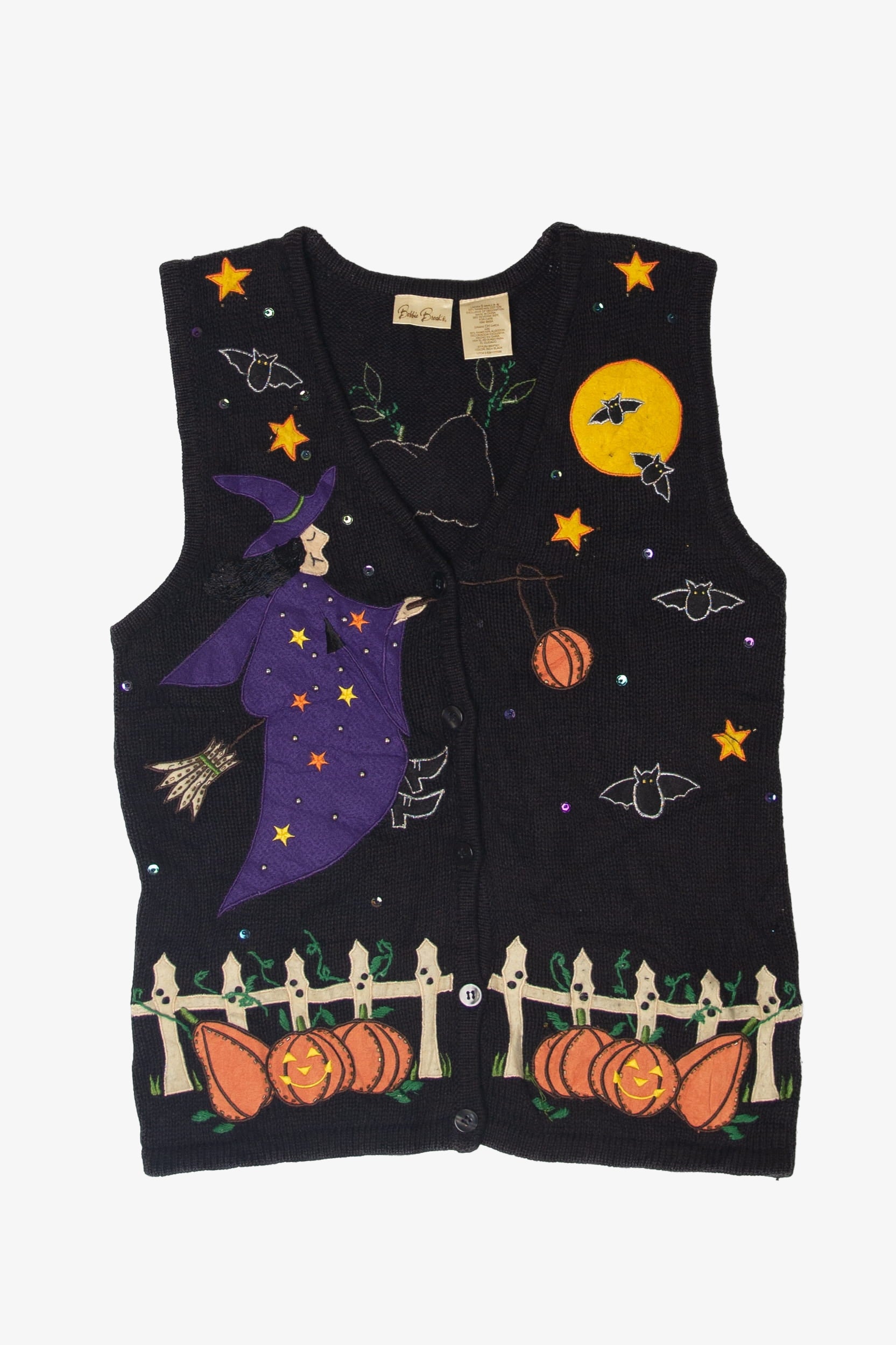 Vintage Witch Halloween Vest (1990s)