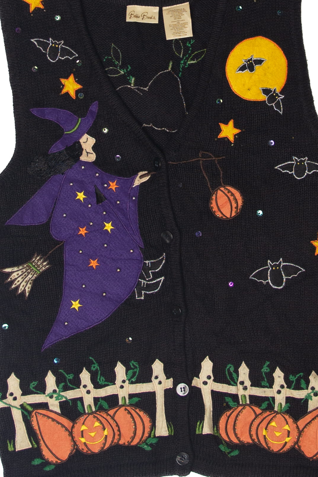 Vintage Witch Halloween Vest (1990s)