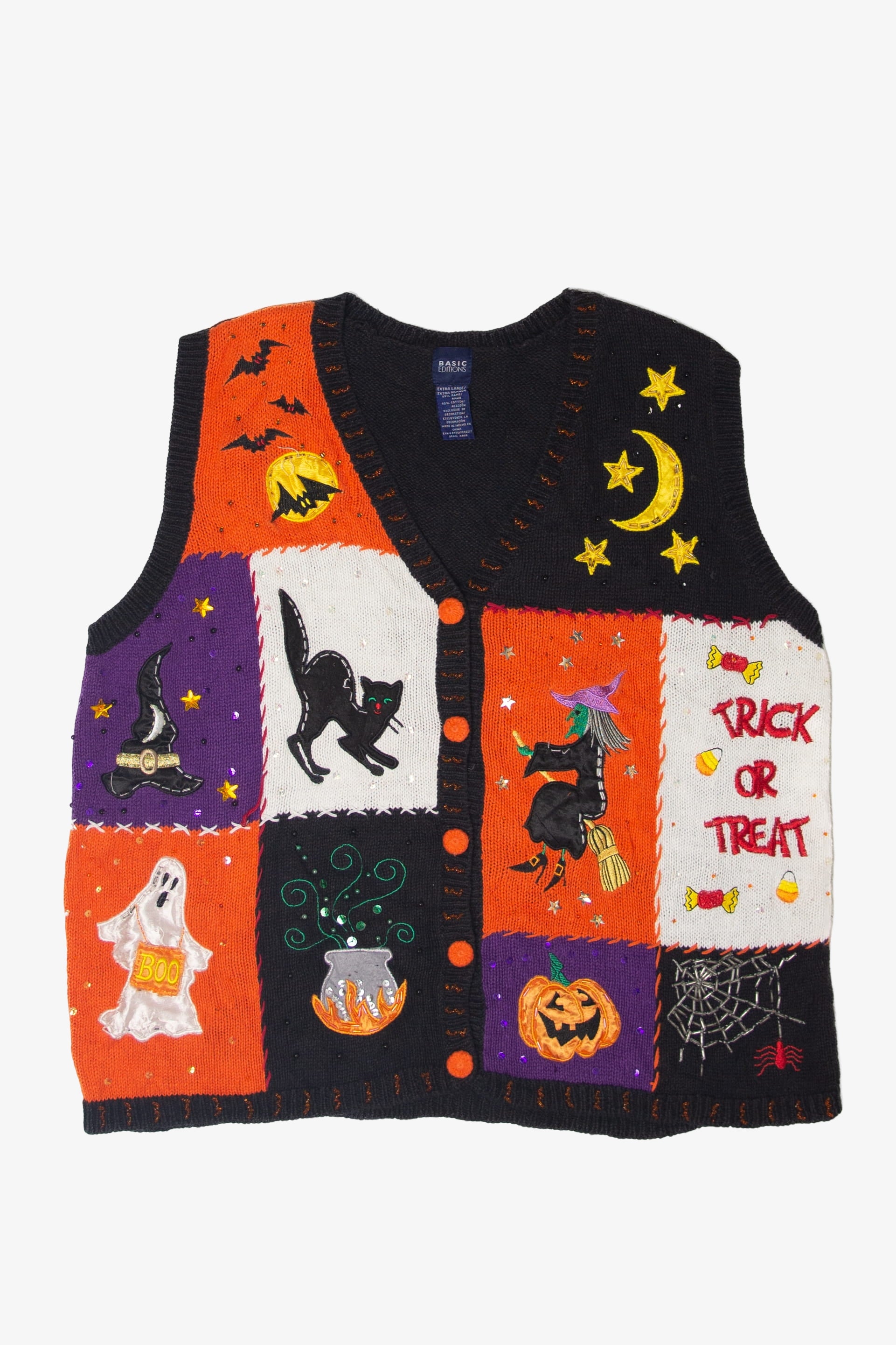 Vintage Basic Editions Halloween Vest (1990s)