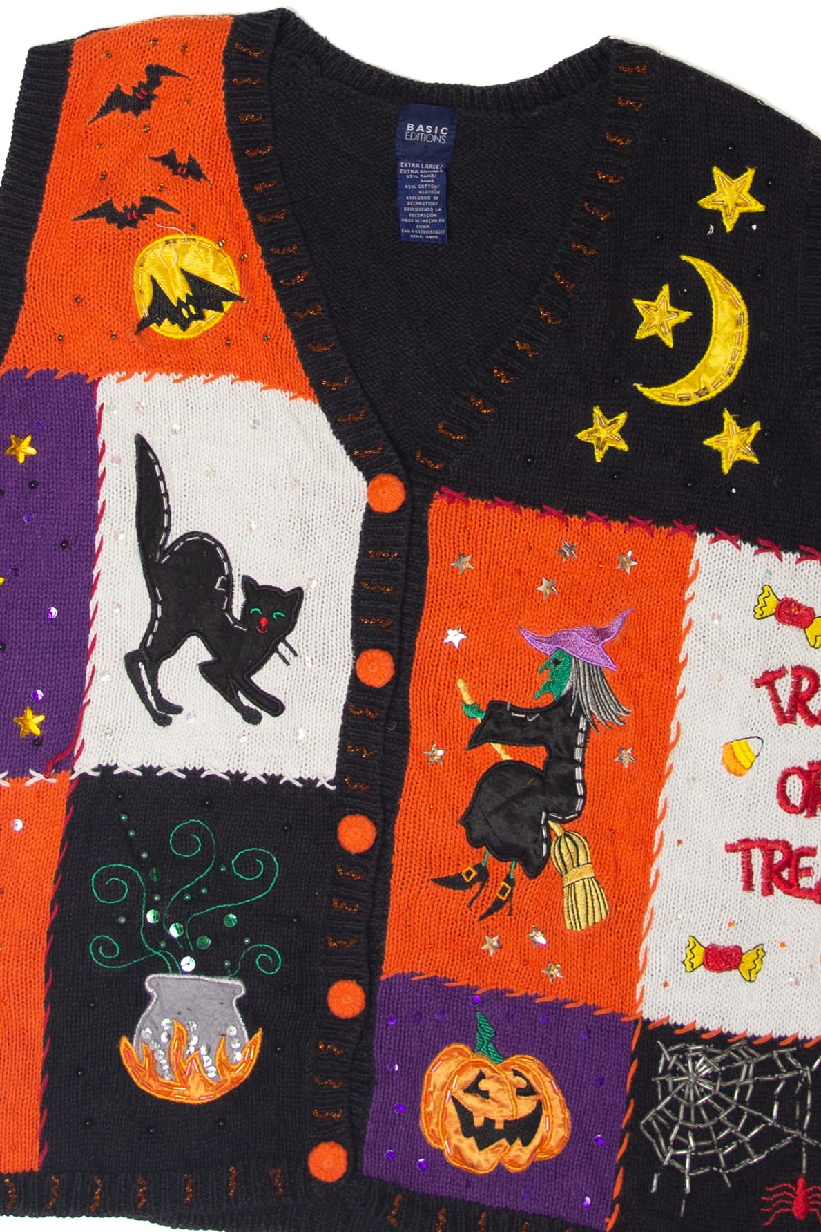 Vintage Basic Editions Halloween Vest (1990s)