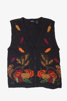 Vintage One Resource Autumn Harvest Vest (1990s)