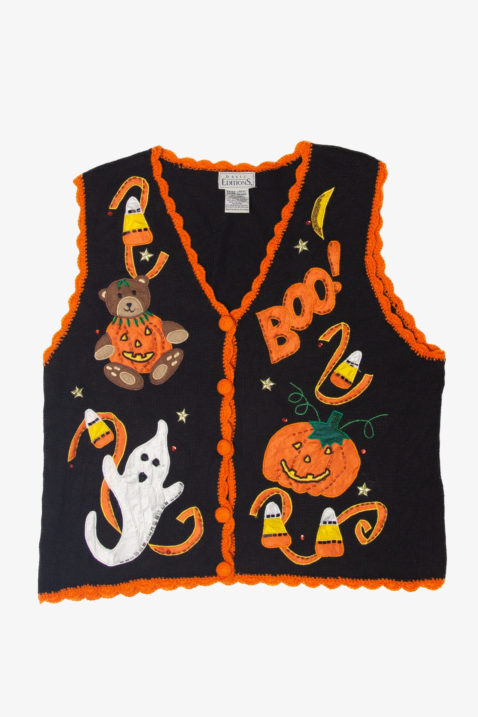 Vintage Basic Editions Halloween Vest (1990s)