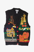 Vintage P'Galli Designs Halloween Vest (1990s)