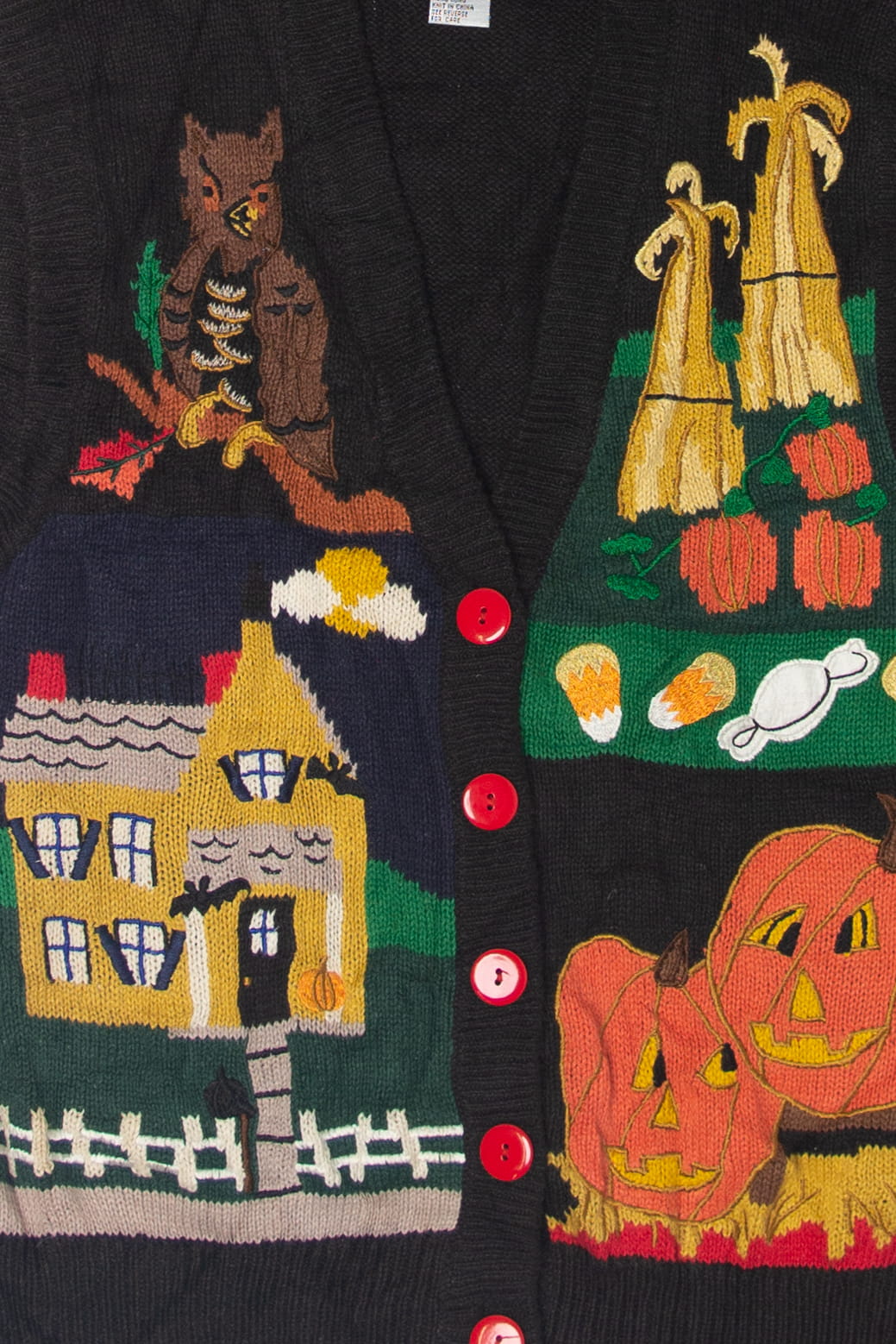 Vintage P'Galli Designs Halloween Vest (1990s)