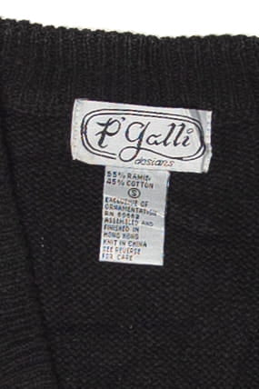 Vintage P'Galli Designs Halloween Vest (1990s)