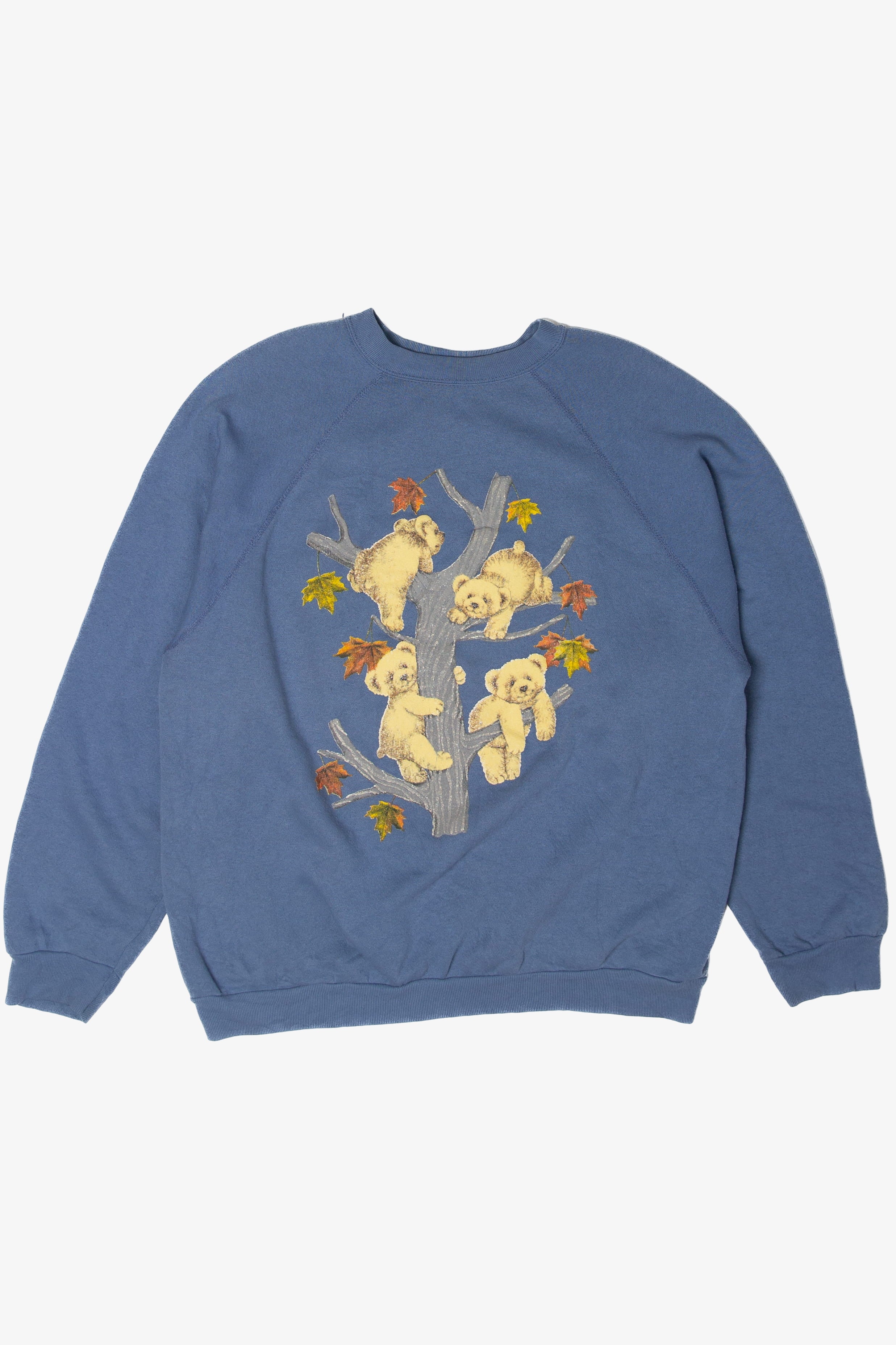 Vintage Bears In Tree Autumn Sweater (1990s)