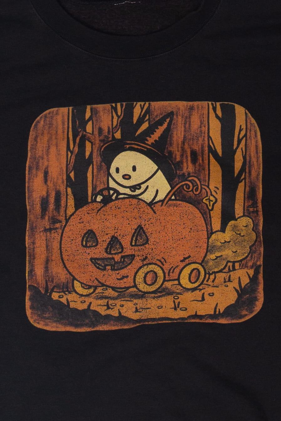 Ghost On Pumpkin Car Halloween Sweater