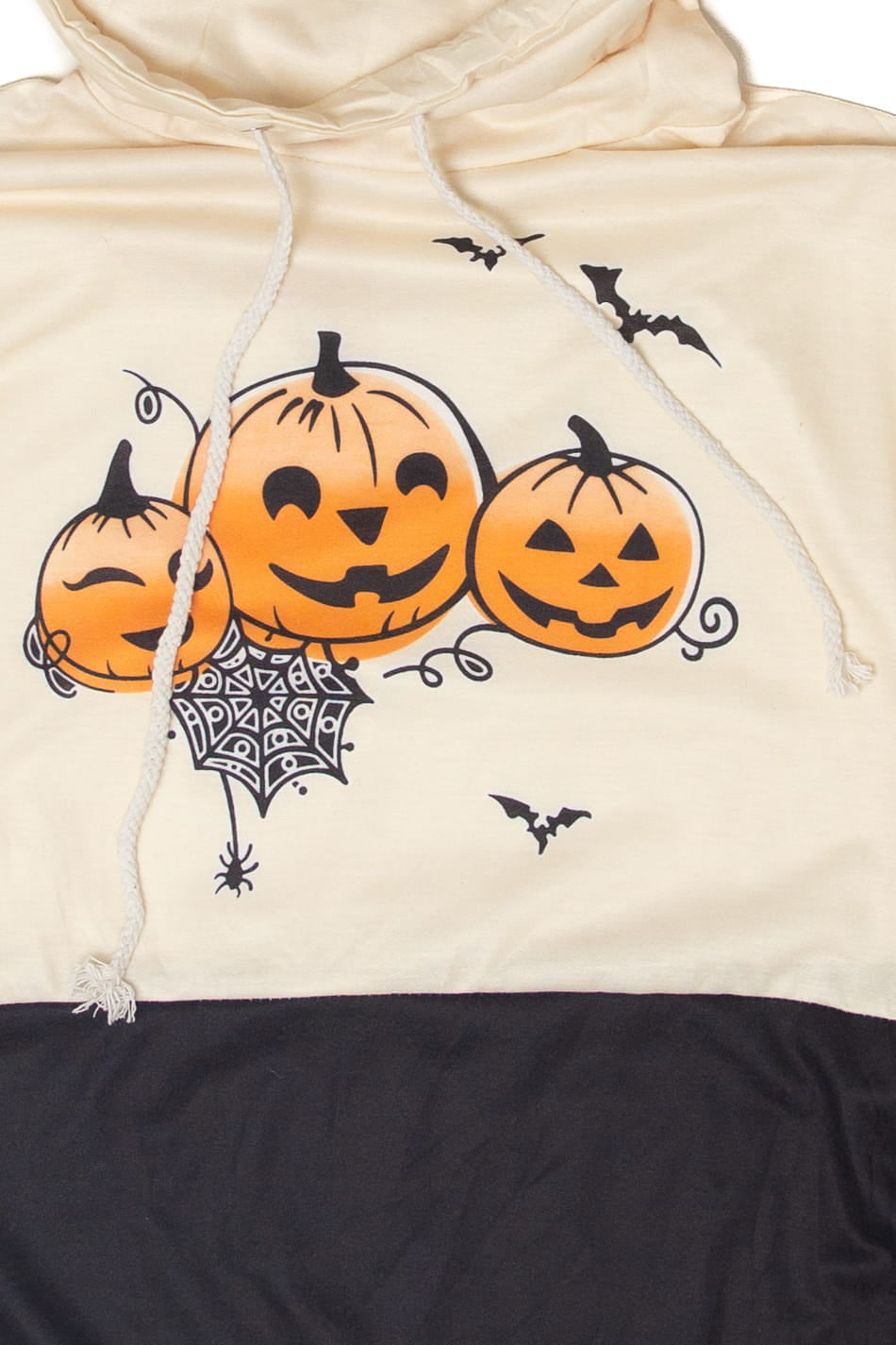 Color Block Pumpkins Halloween Sweater