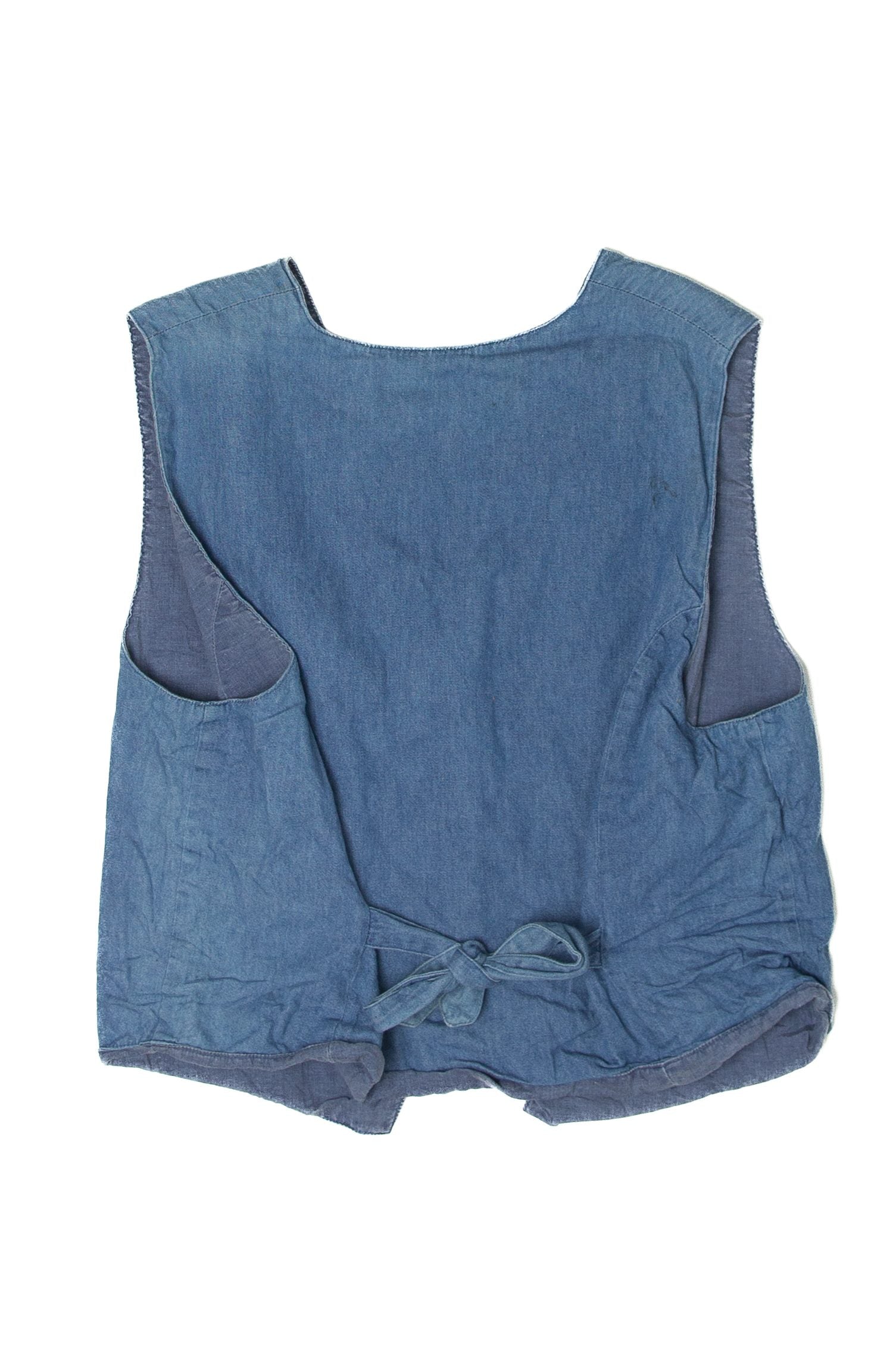 Vintage Cats Autumn Harvest Denim Vest (2000s)