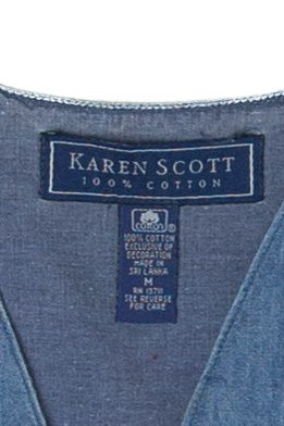 Vintage Cats Autumn Harvest Denim Vest (2000s)