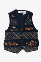 Vintage Casey & Max Autumn Harvest Vest (1990s)