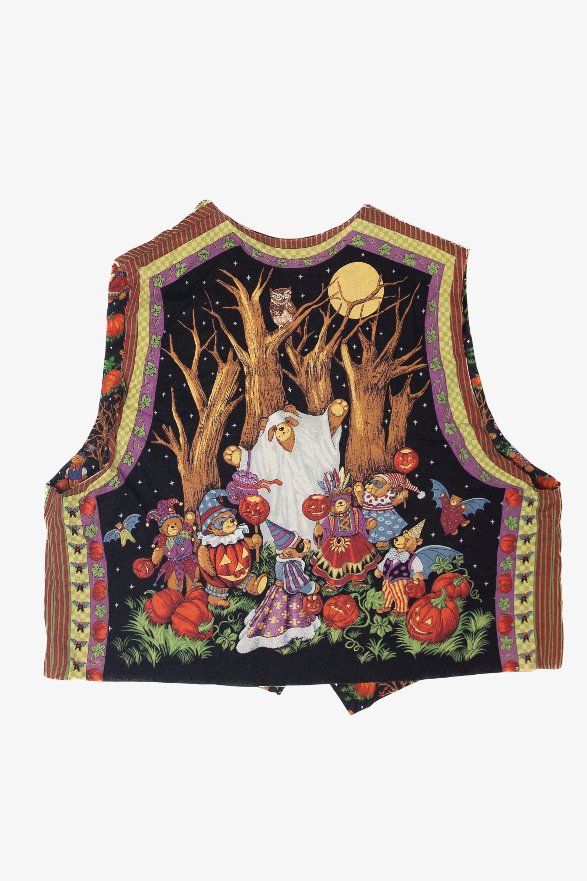 Vintage Bears In Costumes Halloween Sweater (1990s)