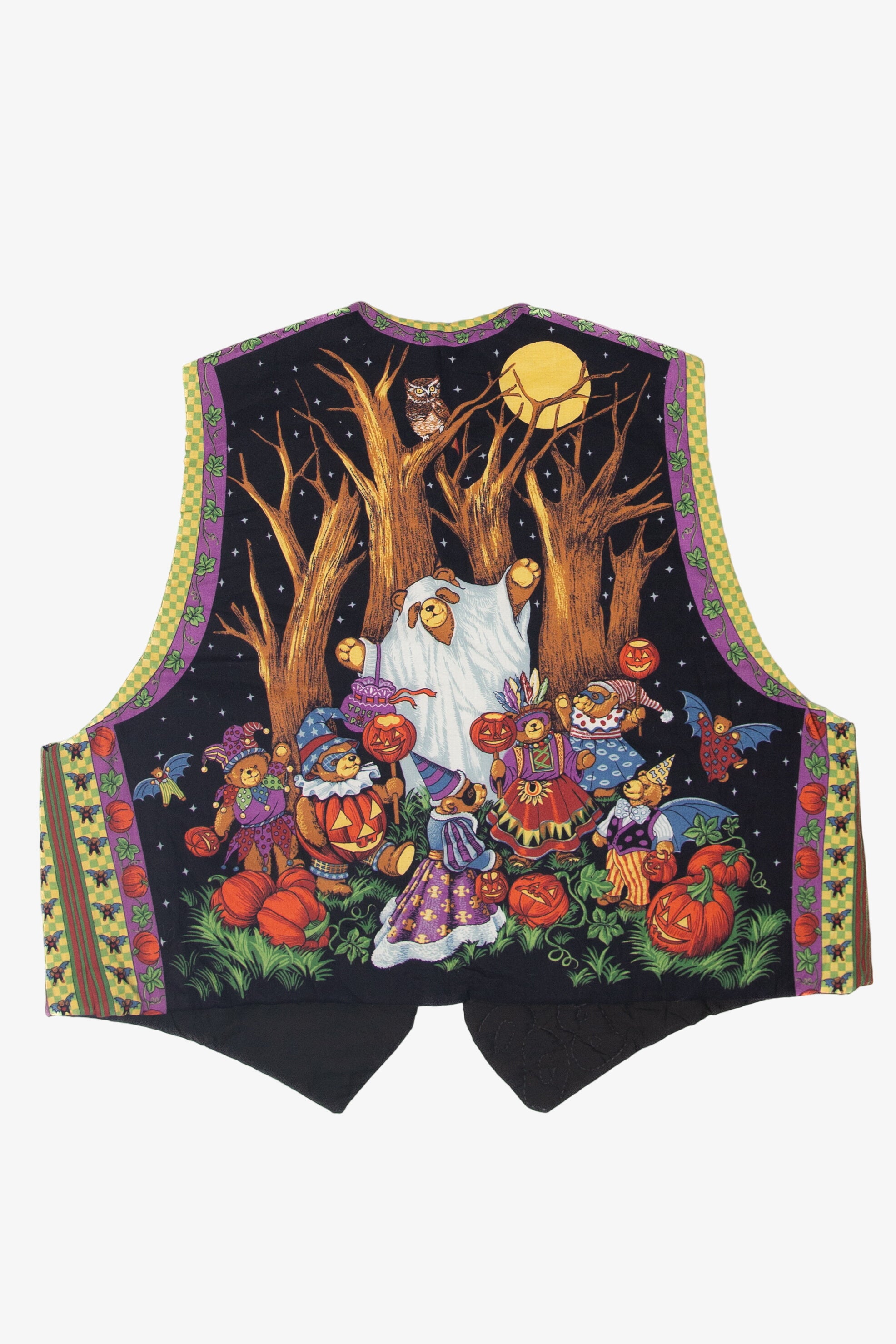 Vintage Bears Halloween Vest (1990s)