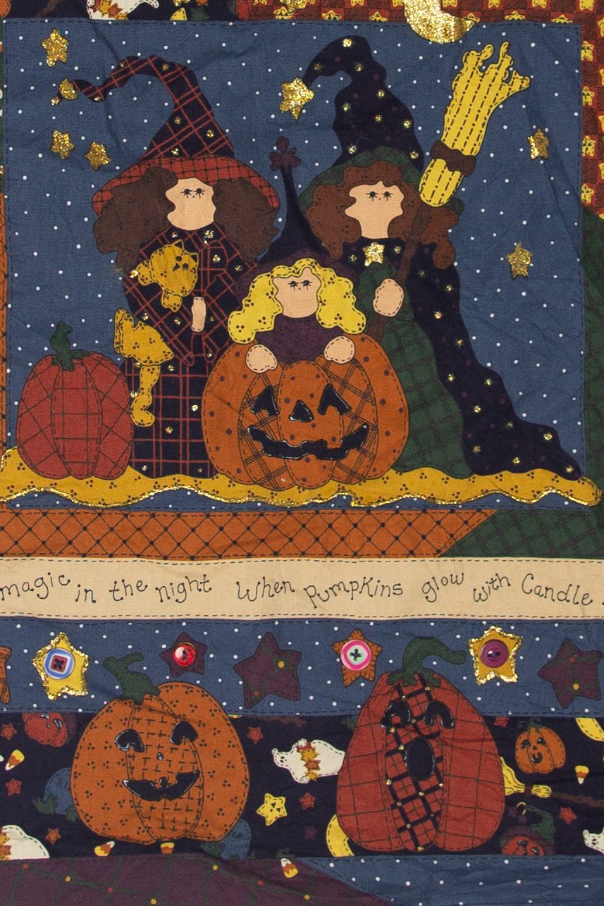 Vintage "Magic In The Night" Halloween Vest (1990s)
