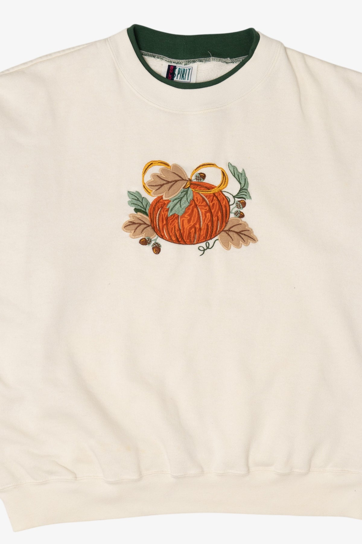 Vintage Pumpkin Bolo Spirit Autumn Harvest Sweatshirt (1990s)