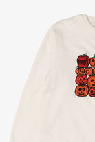 Vintage "Happy Halloween" Pumpkins Sweatshirt (1990s)