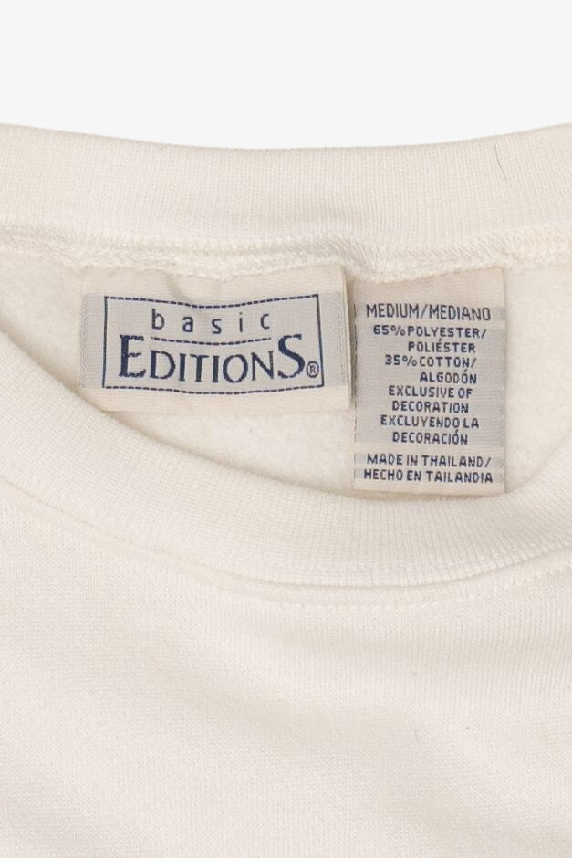 Vintage "Happy Halloween" Pumpkins Sweatshirt (1990s)