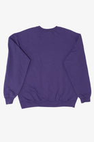 Purple Black Cat And Pumpkin Halloween Sweatshirt (2010s)