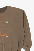 Vintage Chapel In Pumpkin Field Halloween Sweatshirt (1990s)