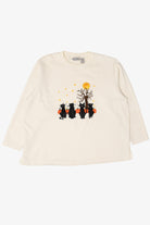 Vintage Black Cats And Pumpkins Halloween Sweatshirt (1990s)