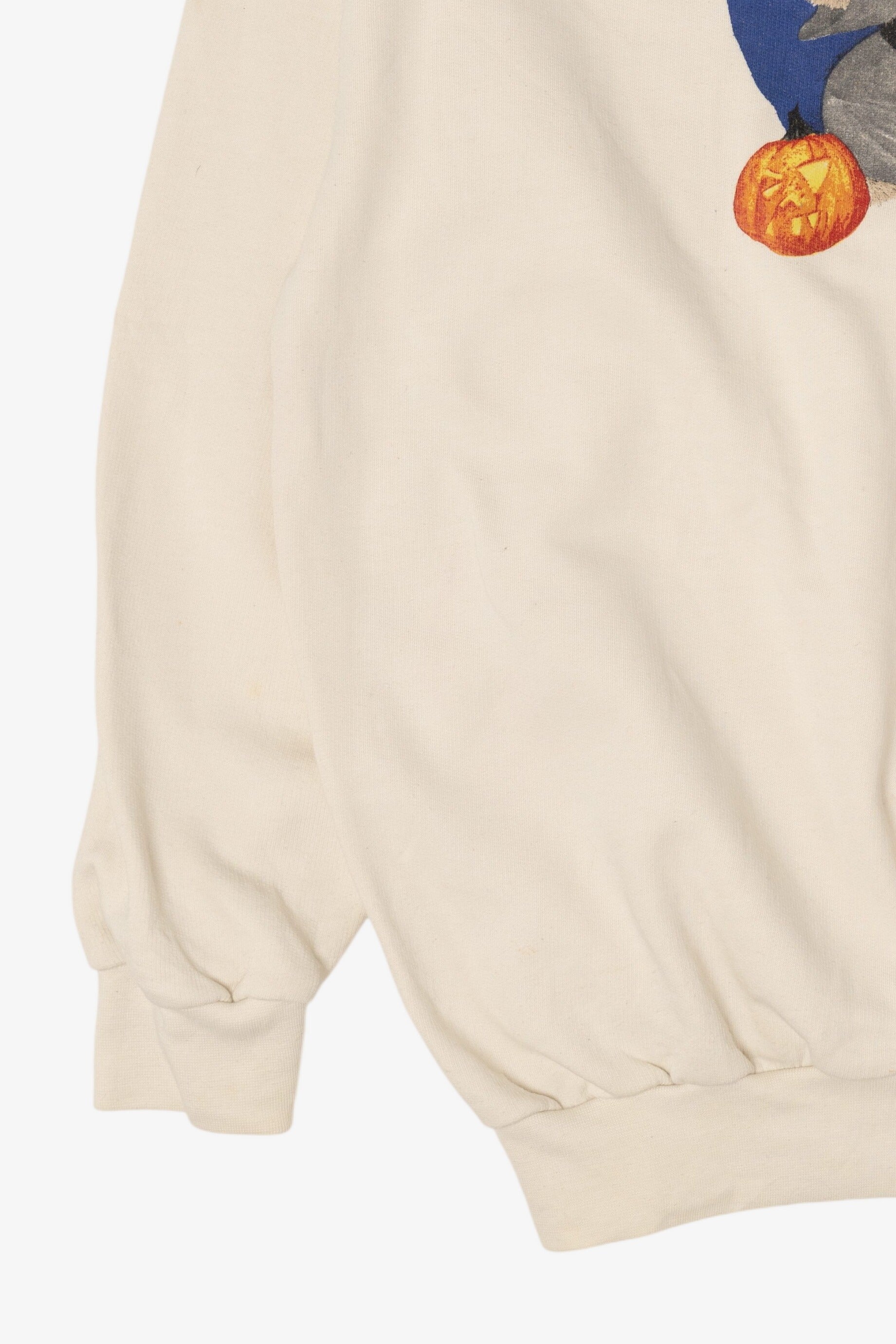 Vintage Teddy Bear Witch Halloween Sweatshirt (1990s)