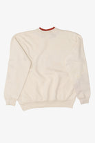 Vintage Embroidered Scarecrow Autumn Harvest Sweatshirt (1990s)