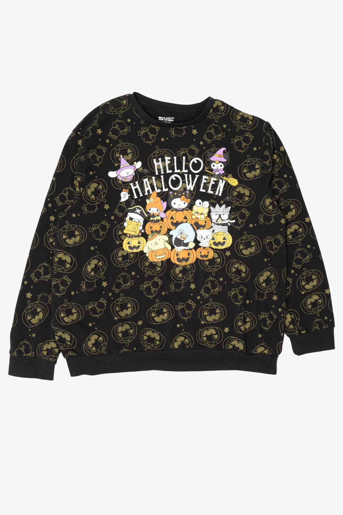 Hello Kitty And Friends "Happy Halloween" Sweatshirt (2020s)