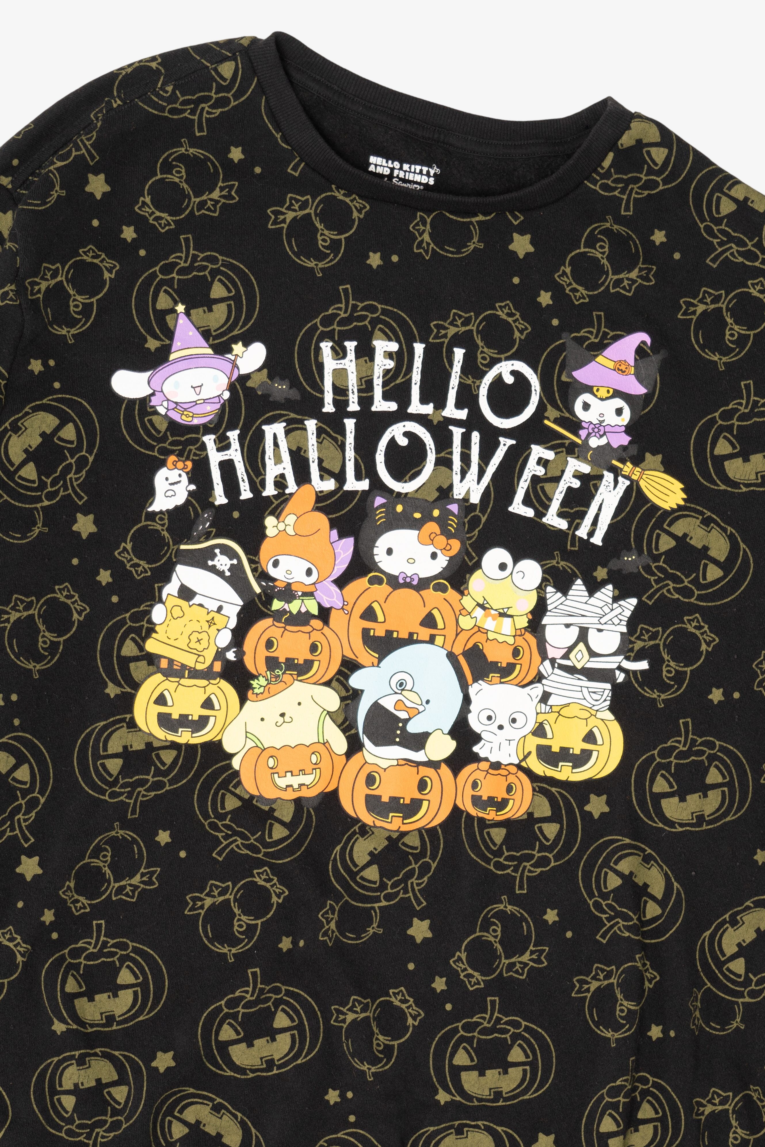 Hello Kitty And Friends "Happy Halloween" Sweatshirt (2020s)