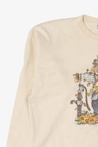 Vintage Scarecrow Pumpkins For Sale Autumn Harvest Sweatshirt (1990s)