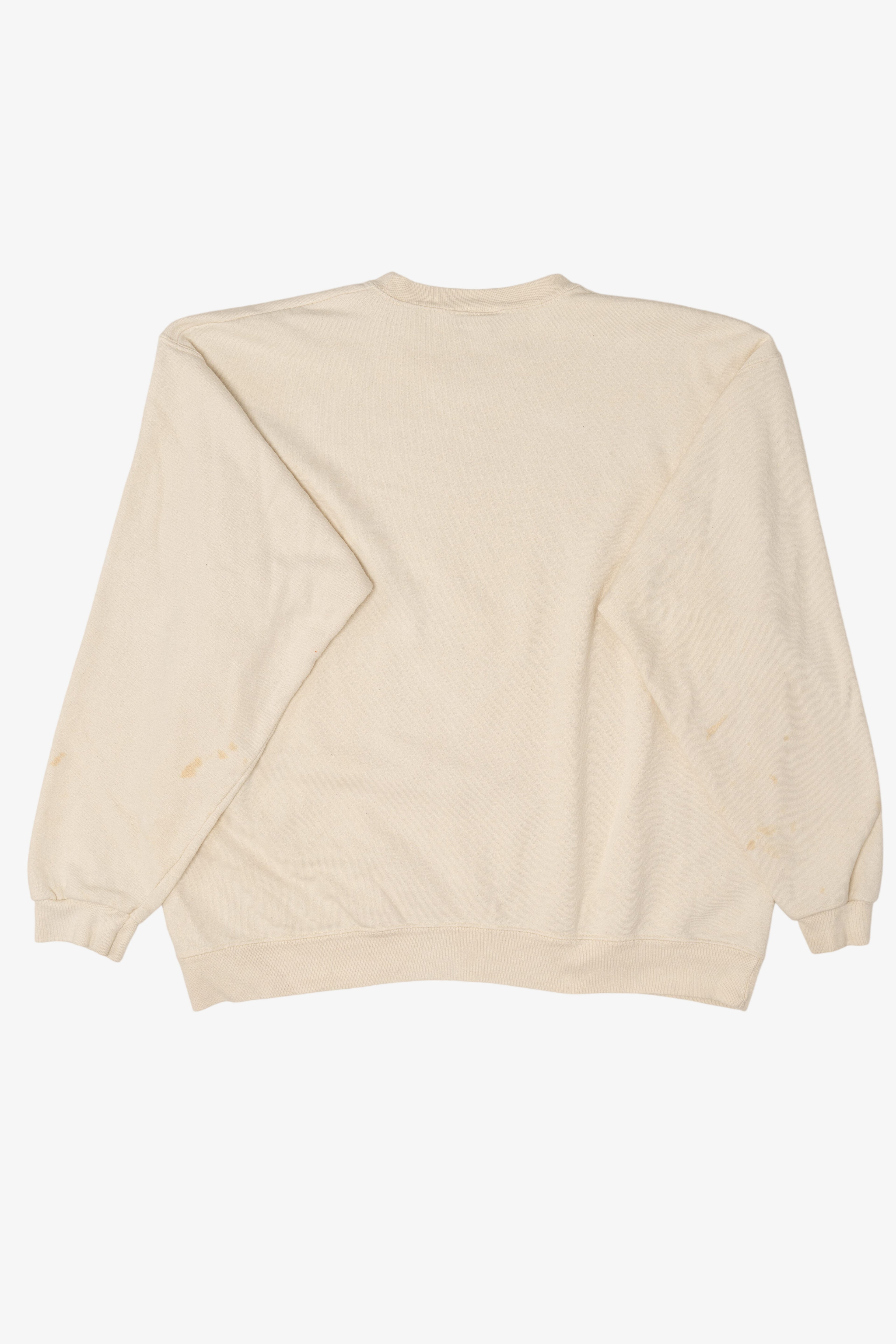 Vintage Scarecrow Pumpkins For Sale Autumn Harvest Sweatshirt (1990s)