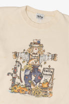 Vintage Scarecrow Pumpkins For Sale Autumn Harvest Sweatshirt (1990s)