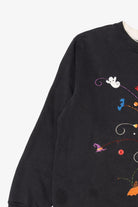 Vintage Pumpkin Fireworks White Stag Sweatshirt (2000s)