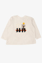 Vintage Black Cats In Pumpkin Field Halloween Sweatshirt (1990s)