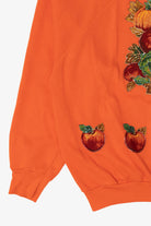 Vintage Orange Pumpkins Halloween Raglan Sweatshirt (1990s)