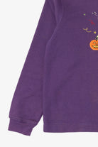 Vintage Purple Witch Casting Spell Halloween Sweatshirt (2000s)
