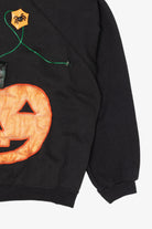 Vintage Jack O Lantern Halloween Raglan Sweatshirt (1990s)