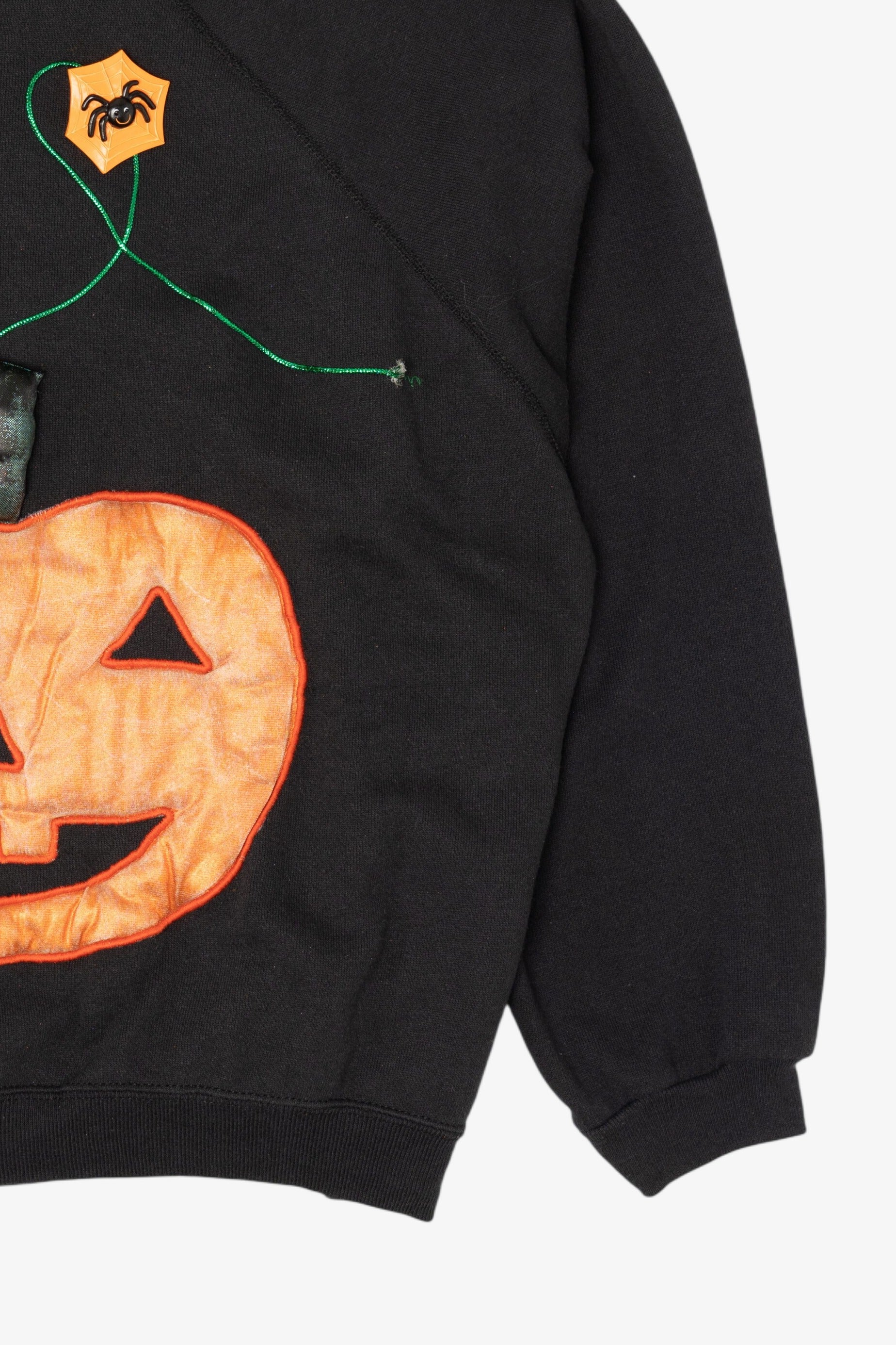 Vintage Jack O Lantern Halloween Raglan Sweatshirt (1990s)