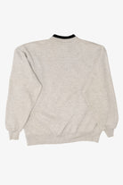 Vintage Light Gray Kitten Birds And Pumpkin Halloween Sweatshirt (1990s)