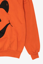 Vintage Orange Pumpkin Face Raglan Sweatshirt (1990s)