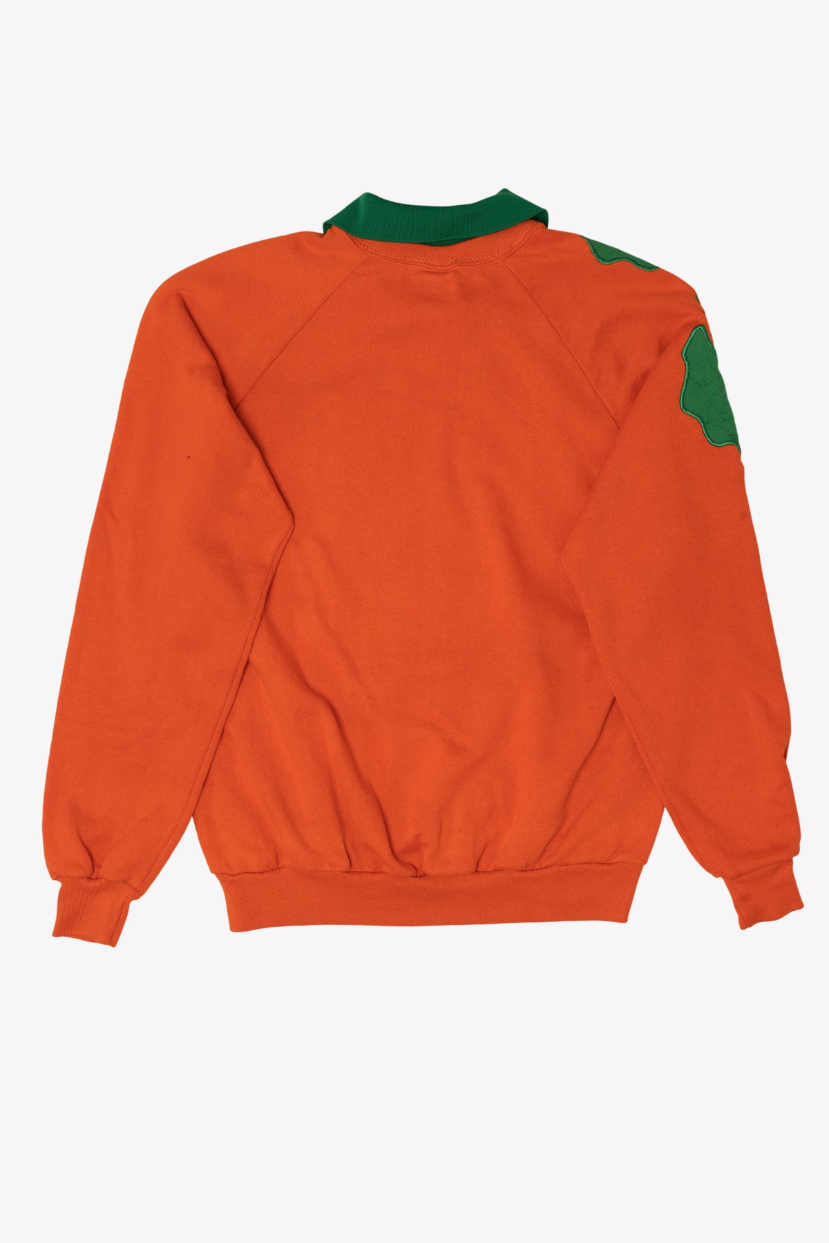 Vintage Orange Pumpkin Face Raglan Sweatshirt (1990s)