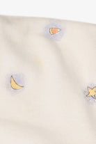 Vintage Jack O Lanterns Artisans All Over Halloween Print Cardigan (1990s)