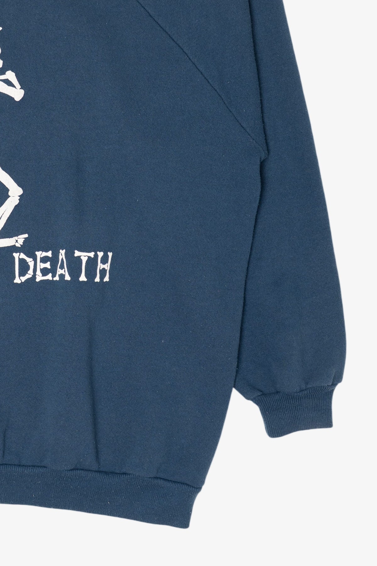 Vintage Embossed "Bored To Death" Funny Raglan Sweatshirt (1990s)