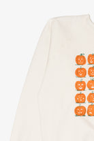 Vintage Jack O Lantern Pumpkin Expressions Halloween Raglan Sweatshirt (1990s)