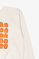Vintage Jack O Lantern Pumpkin Expressions Halloween Raglan Sweatshirt (1990s)