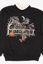 Vintage Scarecrow Field Autumn Harvest Sweatshirt (1990s)