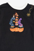 Vintage Pumpkins With Witch Hats Halloween Sweatshirt (2000s)