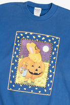 Vintage Halloween Night Trick Or Treat Bunny Sweatshirt (1990s)