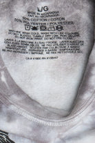 Black Cat & Halloween Pumpkin Gray Tie Dye Sweatshirt(2010s)