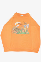 Spooky Scarecrow Harvest Vintage Halloween Sweatshirt (1990s)